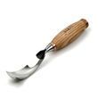 Mallet bent shallow gouge 30 mm STRYI Profi for 3D and sculptural wood carving