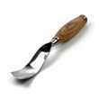 Mallet bent shallow gouge 40 mm STRYI Profi for 3D and sculptural wood carving