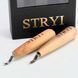 2-Piece Tiny Carving Hook Knife Set STRYI Profi (Right & Left) for Detail Relief Carving