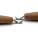 2-Piece Tiny Carving Hook Knife Set STRYI Profi (Right & Left) for Detail Relief Carving