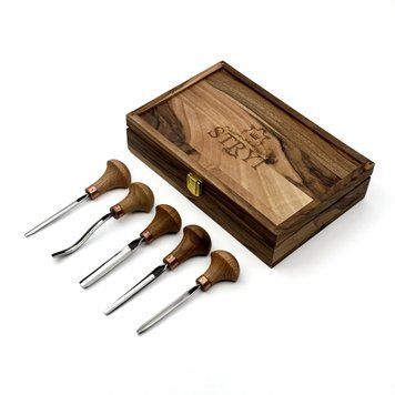 Graver set STRYI Profi for wood carving and engraving 5 pcs