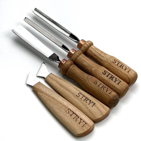 Gouge set STRYI Start for artistic carving for beginners