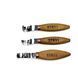 Spoon carving knife set 20, 25 and 35 mm STRYI Profi  3 pcs
