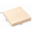Basswood practice board STRYI for carving, 100&times;100&times;20 mm