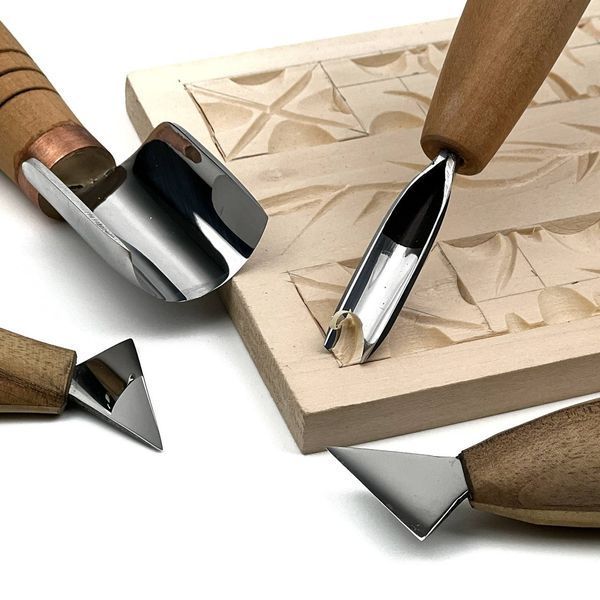 Gouge set AYU-STRYI Start for beginners for geometric carving