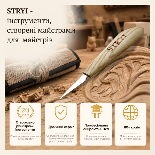 Набор ножей для резьбы по дереву STRYI 505006 фото