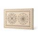 Basswood practice board STRYI with an A4 pattern No1 300&times;200&times;20 mm