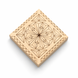 Basswood practice board STRYI with a pattern, 100&times;100&times;20 mm