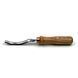 Back bent shallow gouge 10 mm STRYI Profi for wood carving