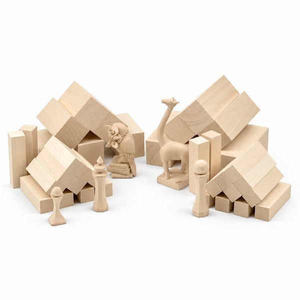 Maximum Wood Carving Block Set 2.5&times;2.5&times;10 cm + 5&times;5&times;10 cm + 5&times;5&times;15 cm (36 pcs)