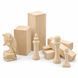 Optimal Wood Carving Block Set, 2.5&times;2.5&times;10 cm + 5&times;5&times;10 cm + 5&times;5&times;15 cm (6 pcs)