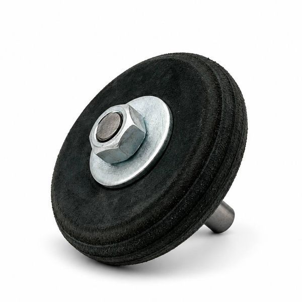 Leather honing wheel STRYI, 70 mm, convex