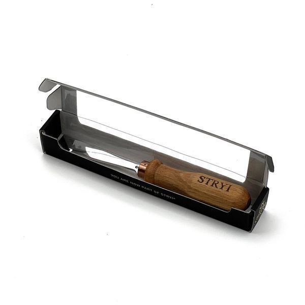 Forged flat chisel STRYI Profi 20 mm for wood carving