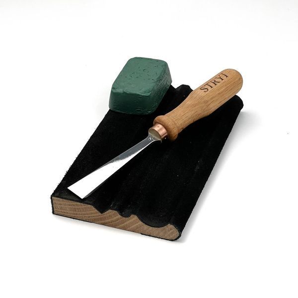 Forged flat chisel STRYI Profi 20 mm for wood carving