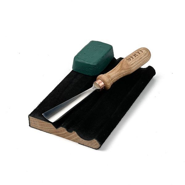 Forged gouge STRYI Profi 25 mm #5 for wood carving