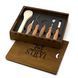 Gouge set STRYI Profi for carving spoons, kuksas and other wooden items