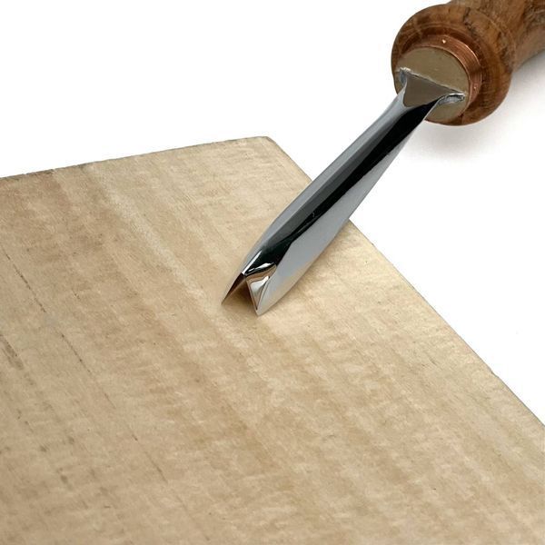 Forged V-tool 45&deg;, 10 mm for wood carving STRYI Profi