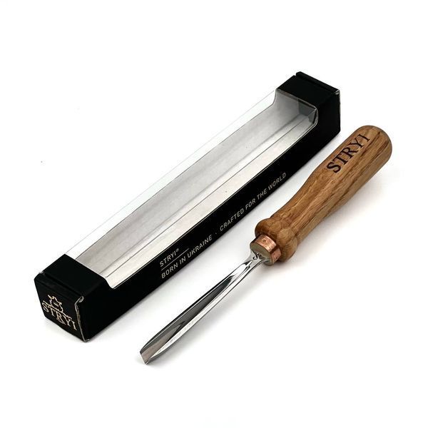 Forged V-tool 45&deg;, 10 mm for wood carving STRYI Profi