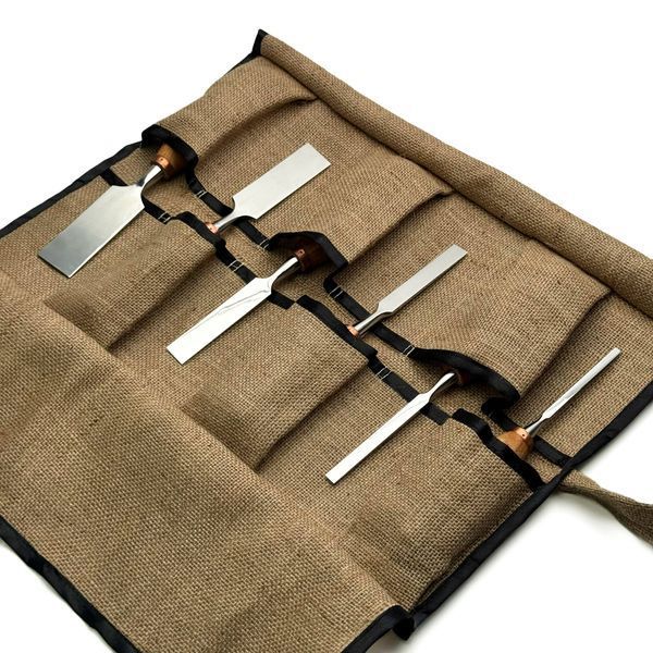 Carpentry bench chisels STRYI Profi, set of 6 pcs