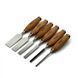 Carpentry bench chisels STRYI Profi, set of 6 pcs