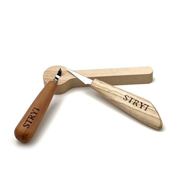Basswood spoon blank for carving, 160&times;40&times;20 mm STRYI