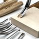 Set of compact wood carving gouges 14 pcs STRYI Profi
