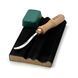 Forged bent gouge STRYI Profi 10 mm #7 for wood carving