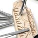 Set of compact wood carving gouges 7 pcs STRYI Profi