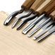 Set of compact wood carving gouges 7 pcs STRYI Profi