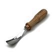 Forged bent gouge STRYI Profi 25 mm #8 for wood carving