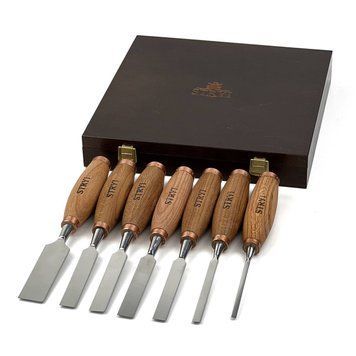 STRYI Profi Professional Carpentry Chisel Set 7 Pieces