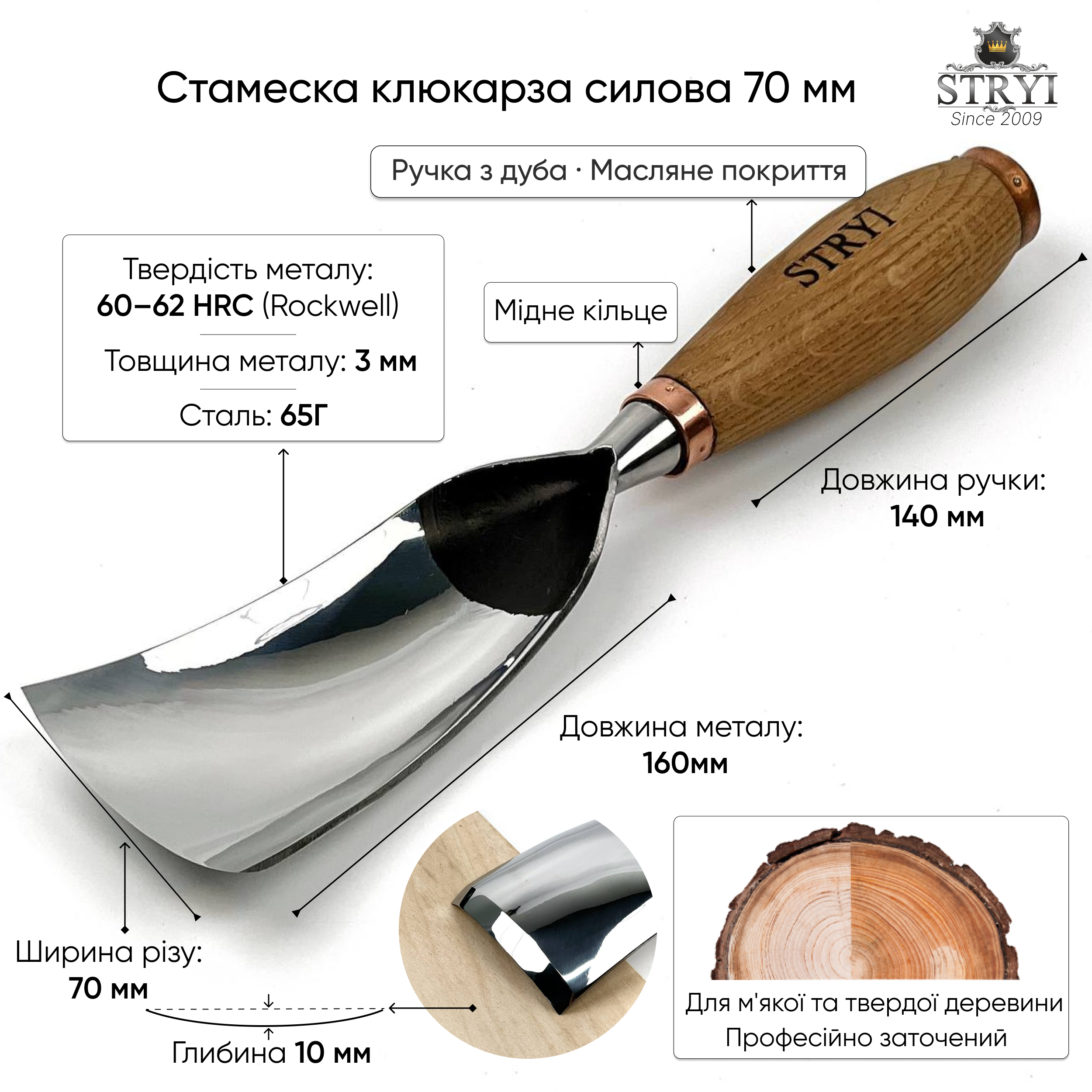 клюкарза стамеска ударна